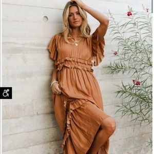 Bohome Willa Dress - Camel